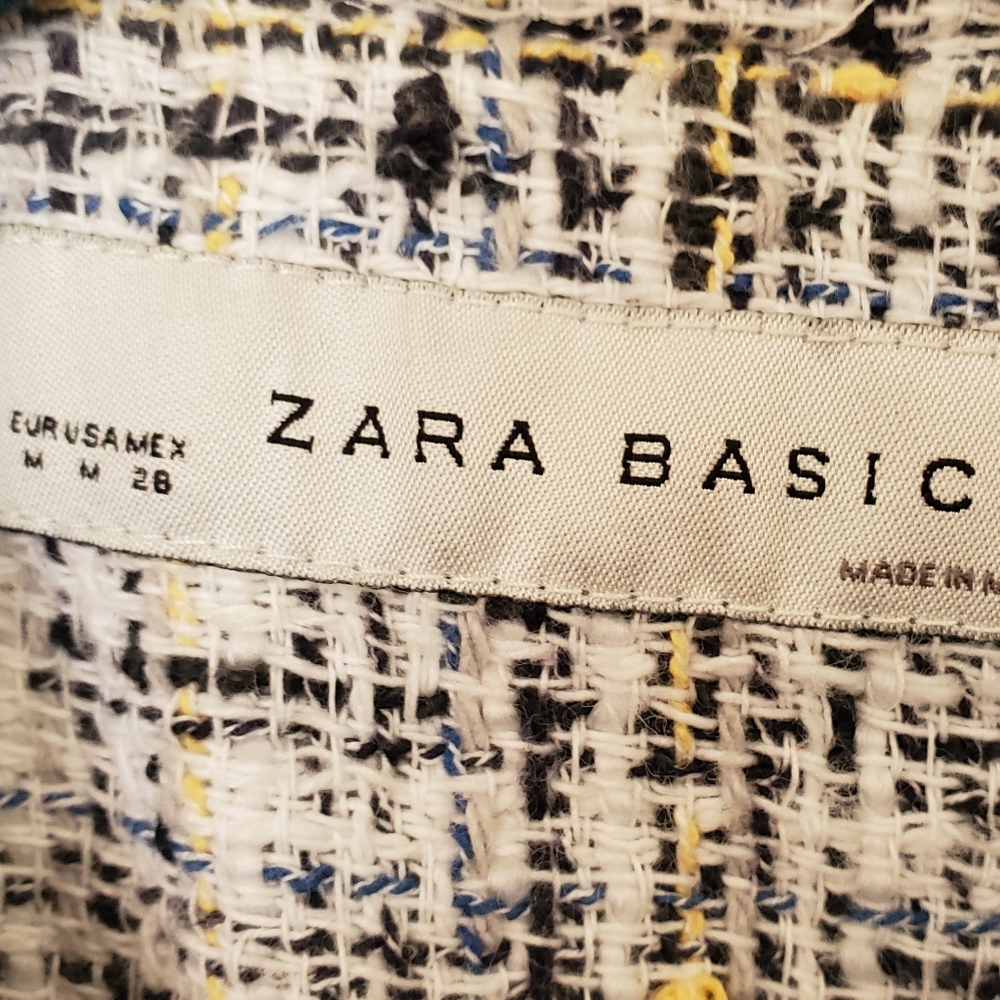 Zara Basic Woven Jacket Size Medium - image 2